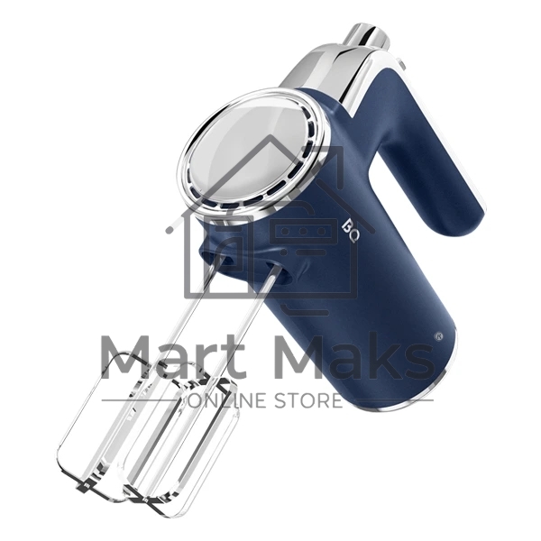 Миксер BQ MX420 синий, ручной, 500 Вт, 5 скоростей