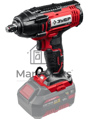 Гайковерт ЗУБР 18В, без АКБ, в коробке, ударный. ГУЛ-410