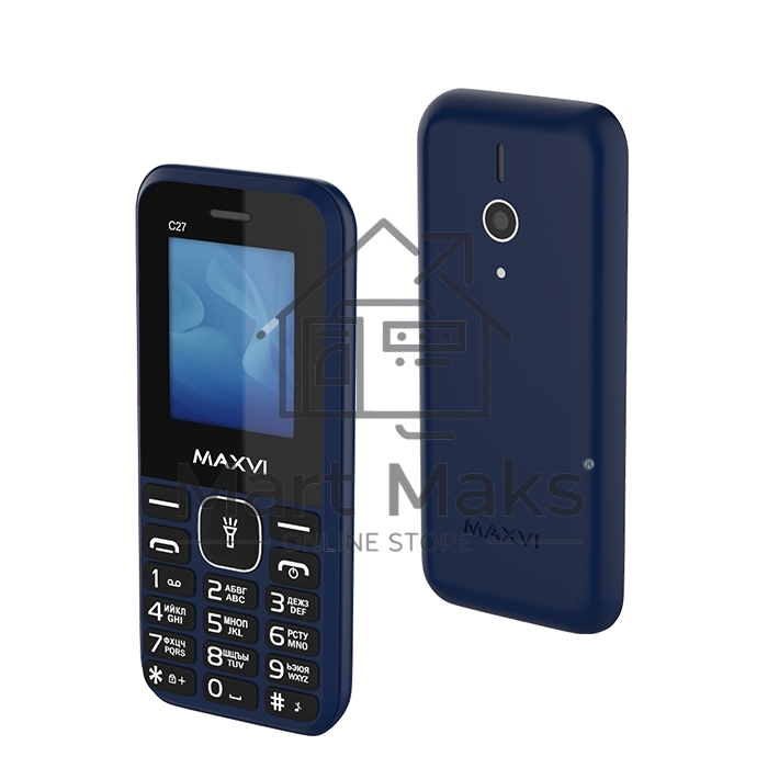 Мобильный телефон Maxvi C27 синий