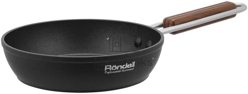 Сковорода Rondell Fjord RDA-1795, 26см, без крышки, черный