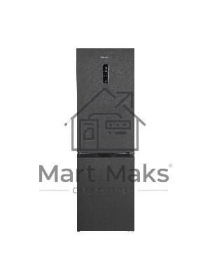 Холодильник Willmark RFN-487DIGT графитовый двухкамерный 253/90л морозилка снизу Total No frost