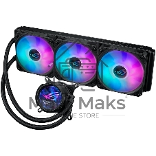 Система жидкостного охлаждения ASUS ROG STRIX LC III 360 ARGb LCD 90RC00W1-M0UAY0 черный 120мм алюминий+медь 2200rpm 36db 4-pin
