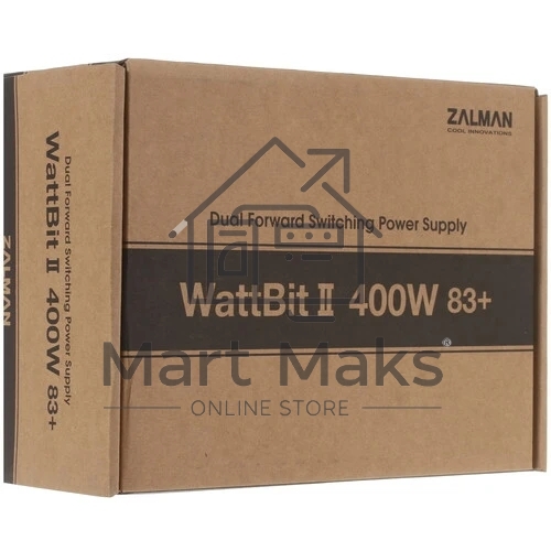 Блок питания Zalman ZM400-XEII, 400Вт, 120мм, черный