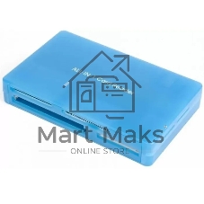 Карт-ридер AeroCool AMGCRM8300/синий/microSD/miniSD/SD/MMC/RS-MMC/MMCplus/MMC/MS Pro/MS/USB 2.0/пластик