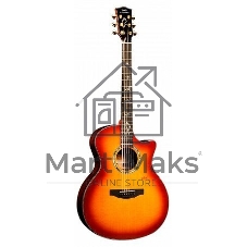 Акустическая гитара Kepma B1-GA-BS цвет Cherry Burst