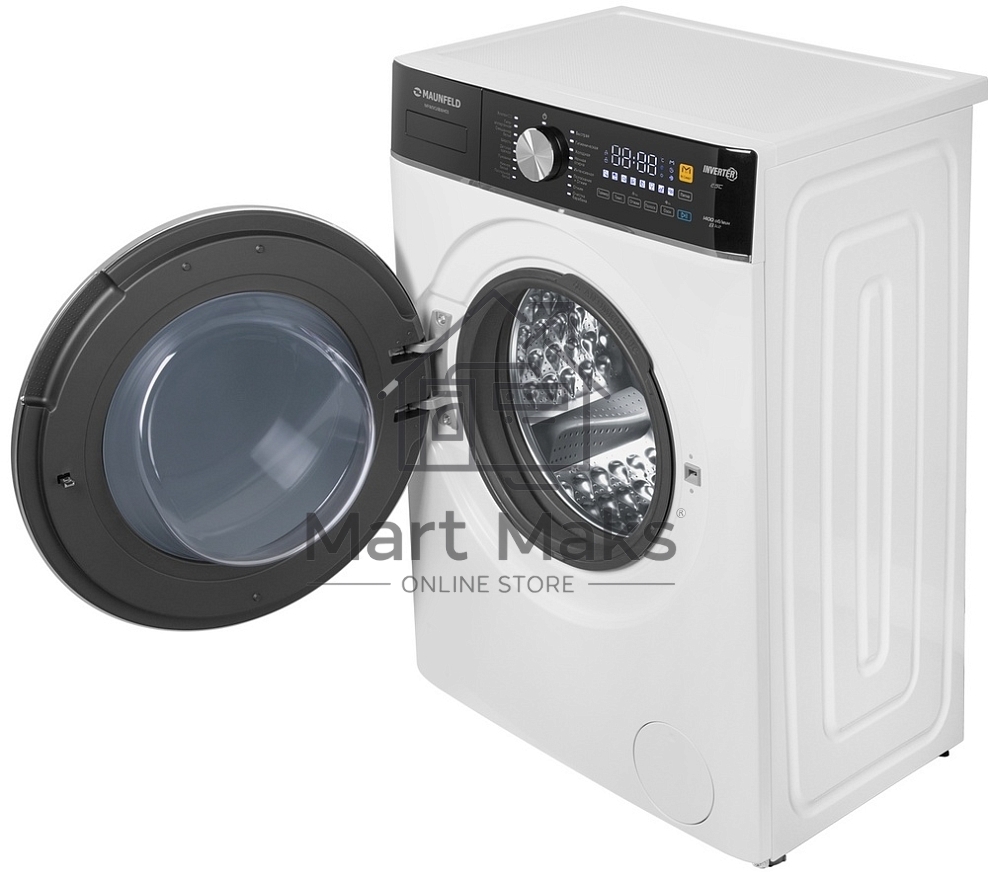 Стиральная машина Maunfeld MFWM148WH03 белый, загрузка фронтальная 8 кг, 1400 об/мин., класс: А+++