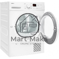 Сушильная машина Weissgauff WD 6128 D белая, загрузка фронтальная 8кг, класс: B