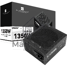 Блок питания Thermalright, 1350W 80+ Platinum (ATX, 3.0, PCIe 5.0, Full modular, 1x24(20+4)pin 600мм, 2xCPU 8(4+4)pin, 2xPCIe*2 8(6+2)pin, 2x12VHPWR PCIe 5.0 12+4pin 600мм, 6xSATA, 5xMOLEX4pin, Active, 120x120мм, 170x150x86мм, OPP, OVP, OTP, OCP, SCP, черный)