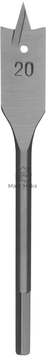 Сверло по дереву Сибртех перовое, 20 мм