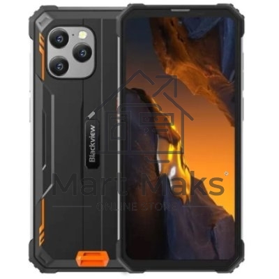 Смартфон Blackview BV8900 Pro, 8/256Gb, черный/оранжевый