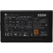 Блок питания Thermalright TR-TB550S, 550W 80+ Bronze (ATX, 3, Non-modular, 1x24(20+4)pin 550мм, 1xCPU*2 8(4+4)pin 600+150мм, 1xPCIe 8(6+2)pin 450мм, 1xSATA*3+MOLEX4pin*1 400+150+150+150мм, 1xSATA*2+MOLEX4pin*2 400+150+150+150мм, Active, 120x120мм, 150x140x86mm, APFC, )