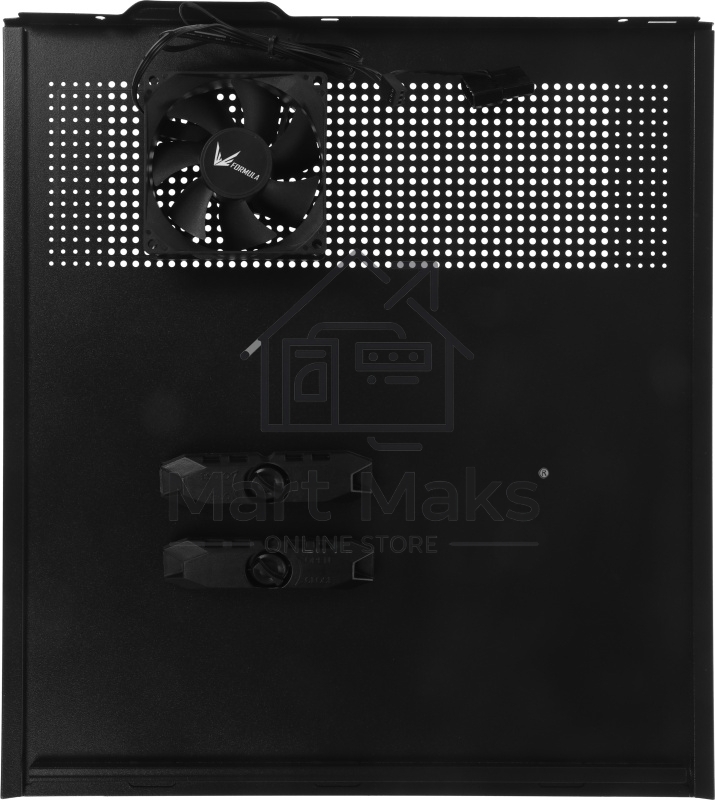Компьютерный корпус Aerocool / Formula SFF T12 черный без БП mATX 1x80mm 4xUSB2.0 2xUSB3.0 1xUSB3.1 audio