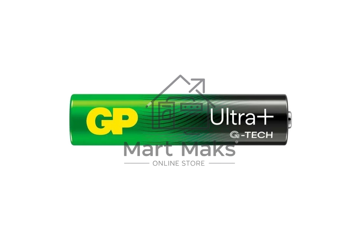Алкалиновые батарейки c технологией G-tech GP Ultra Plus Alkaline 24А AАA - 6 шт. на блистере