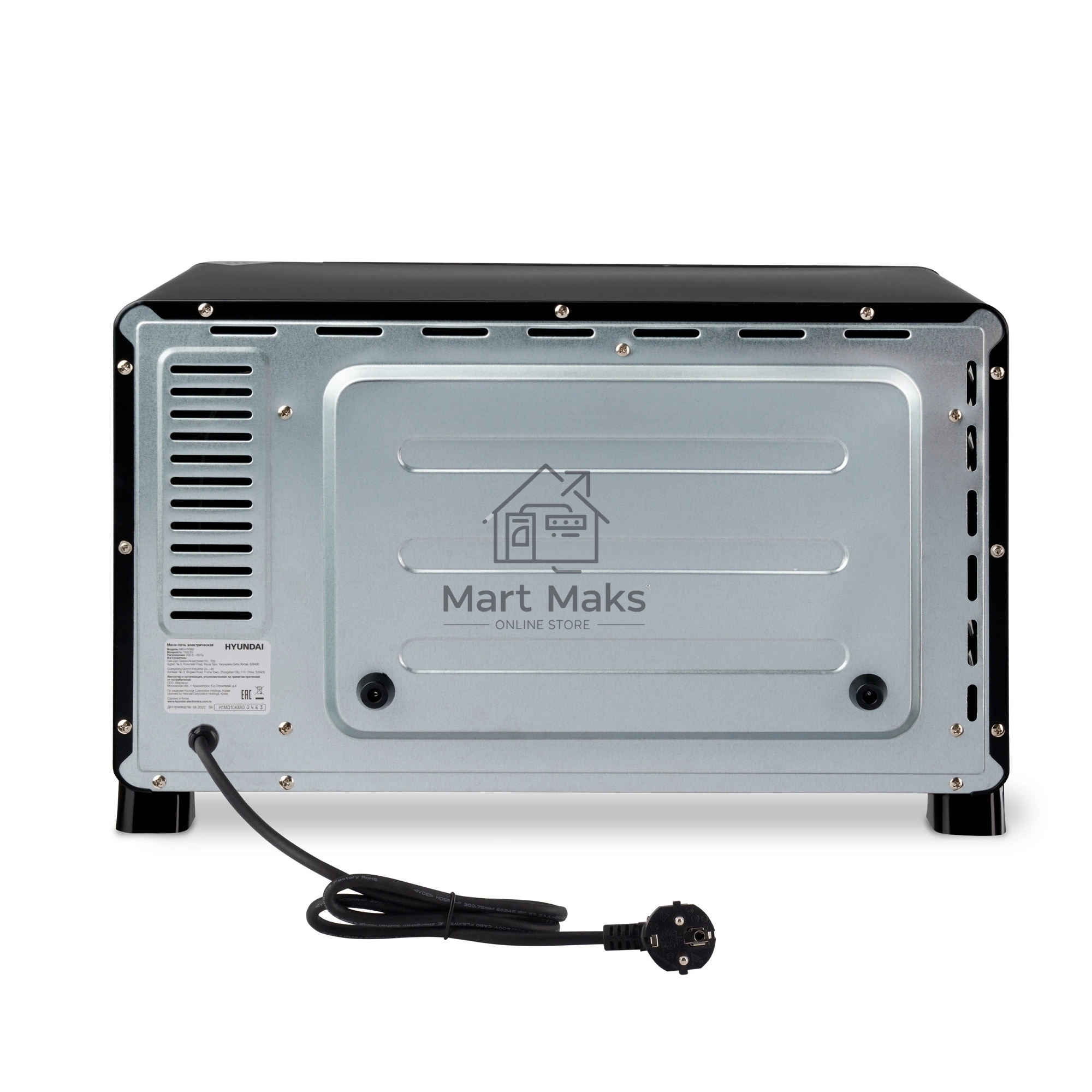 Мини-печь Hyundai MIO-HY080 23л. 150Вт черный