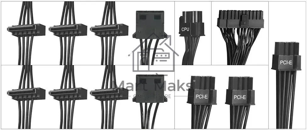 Блок питания Digma DPSU-650W-WH RTL, 650Вт, 80 PLUS, 120мм, черный