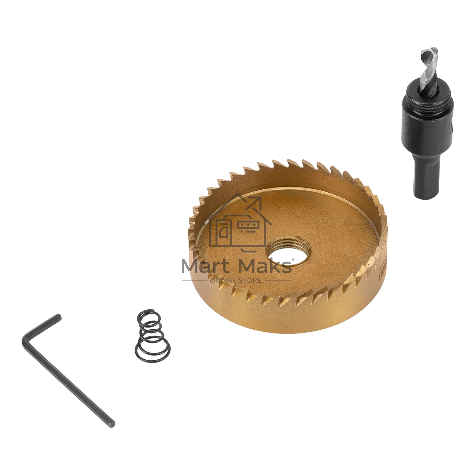 Коронка по металлу Denzel HSS, 68 мм, нитридтитановое покрытие