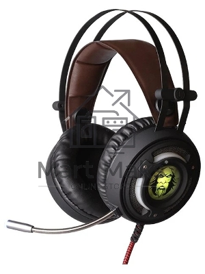 Гарнитура QUMO Atlantis чёрный, проводная, USB, подсветка