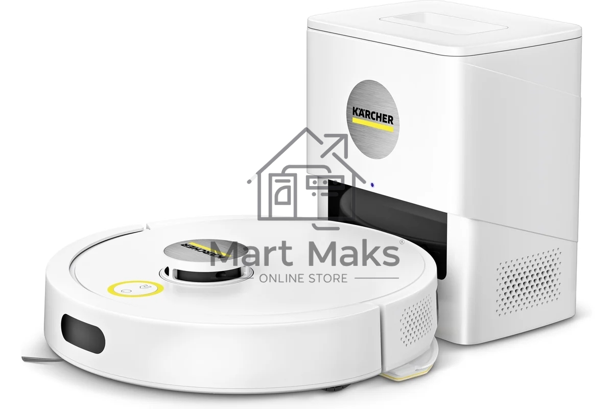 Робот-пылесос Karcher RVC 3 Comfort белый, 2600 мАч Li-Ion, уборка сухая/влажная, пылесборник контейнер 0.5 л