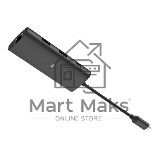 Разветвитель USB-C A4Tech DST-80C 2порт. серый