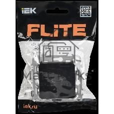 Розетка HDMI РШДМА-ФлЧ черный FLITE