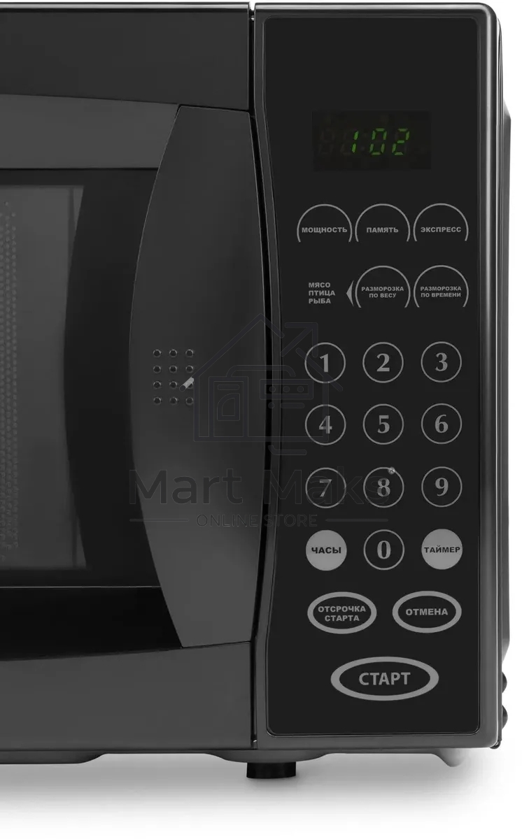Микроволновая печь Starwind SMW5020 черный, 20 л, 700 Вт, переключатели - сенсор