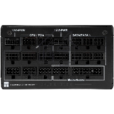 Блок питания Thermalright, 1350W 80+ Platinum (ATX, 3.0, PCIe 5.0, Full modular, 1x24(20+4)pin 600мм, 2xCPU 8(4+4)pin, 2xPCIe*2 8(6+2)pin, 2x12VHPWR PCIe 5.0 12+4pin 600мм, 6xSATA, 5xMOLEX4pin, Active, 120x120мм, 170x150x86мм, OPP, OVP, OTP, OCP, SCP, черный)