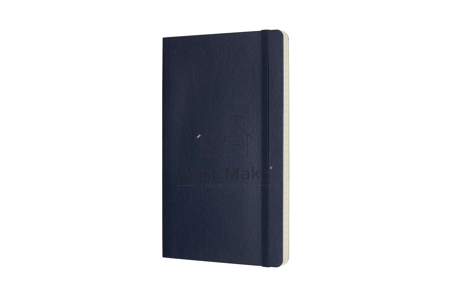 Блокнот Moleskine CLASSIC SOFT QP616B20 Large 130х210мм, 192 страниц, линейка, мягкая обложка, синий сапфир