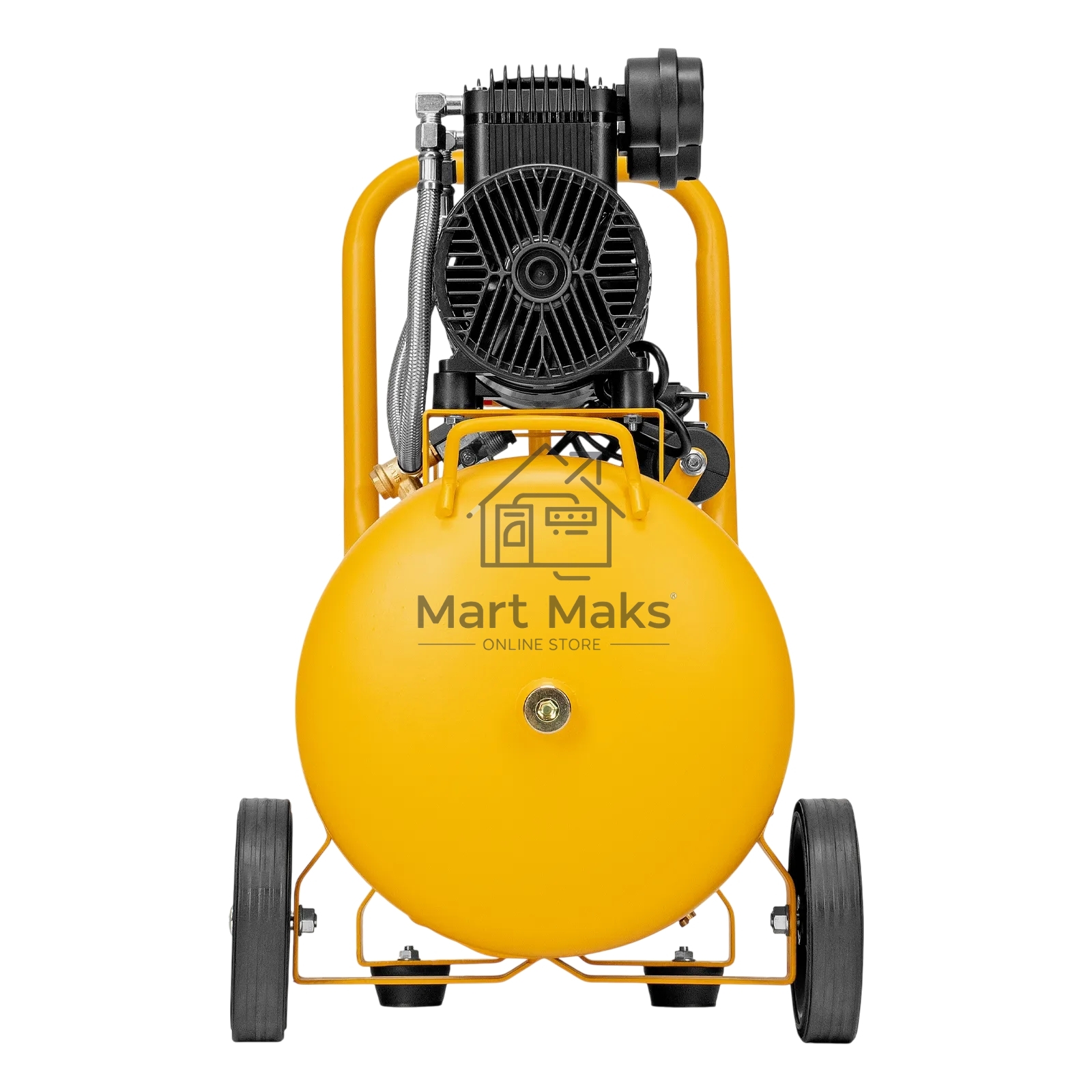 Компрессор безмасляный малошумный Denzel DLP-1500/50, 1,5 кВт, 50 л, 2850 об/мин, 250 л/мин