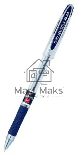 Ручка шариковая Cello MAXRITER XS, d=0.7мм, сменный стержень, линия 0.5мм, резиновая манжета, чернила пониженной вязкости, синий