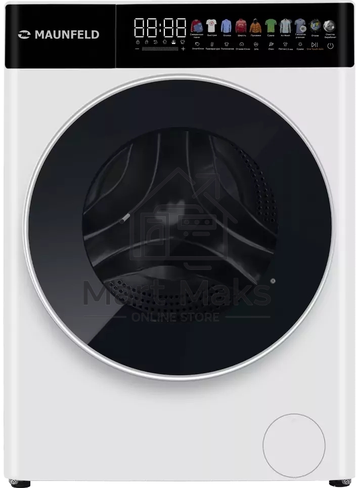 Стирально-сушильная машина Maunfeld MFWD14116WH05 (КА-00022815) белый, загрузка фронтальная 11 кг, 1400 об/мин., класс: В