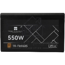 Блок питания Thermalright TR-TB550S, 550W 80+ Bronze (ATX, 3, Non-modular, 1x24(20+4)pin 550мм, 1xCPU*2 8(4+4)pin 600+150мм, 1xPCIe 8(6+2)pin 450мм, 1xSATA*3+MOLEX4pin*1 400+150+150+150мм, 1xSATA*2+MOLEX4pin*2 400+150+150+150мм, Active, 120x120мм, 150x140x86mm, APFC, )