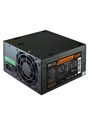 Блок питания Ginzzu SA450, 450Вт, 80мм, черный
