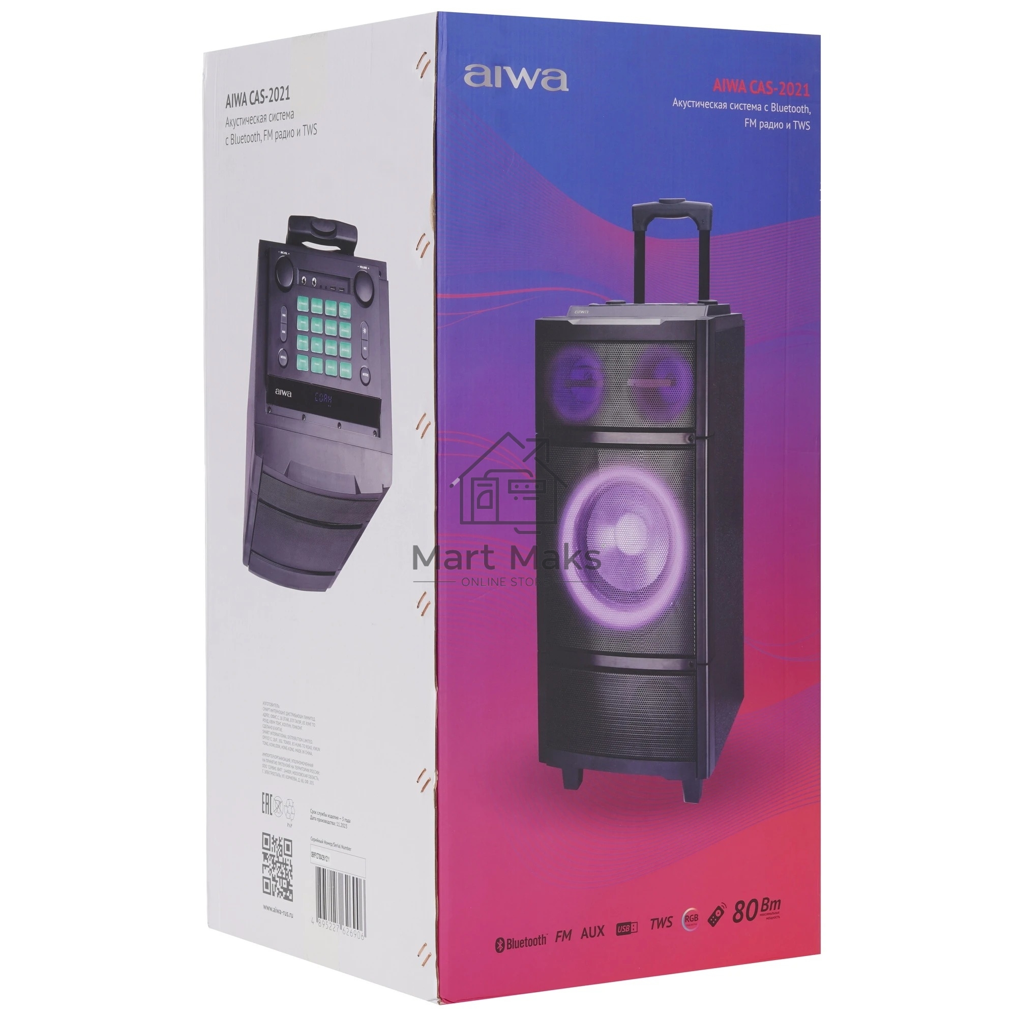 Минисистема AIWA CAS-2021 черный