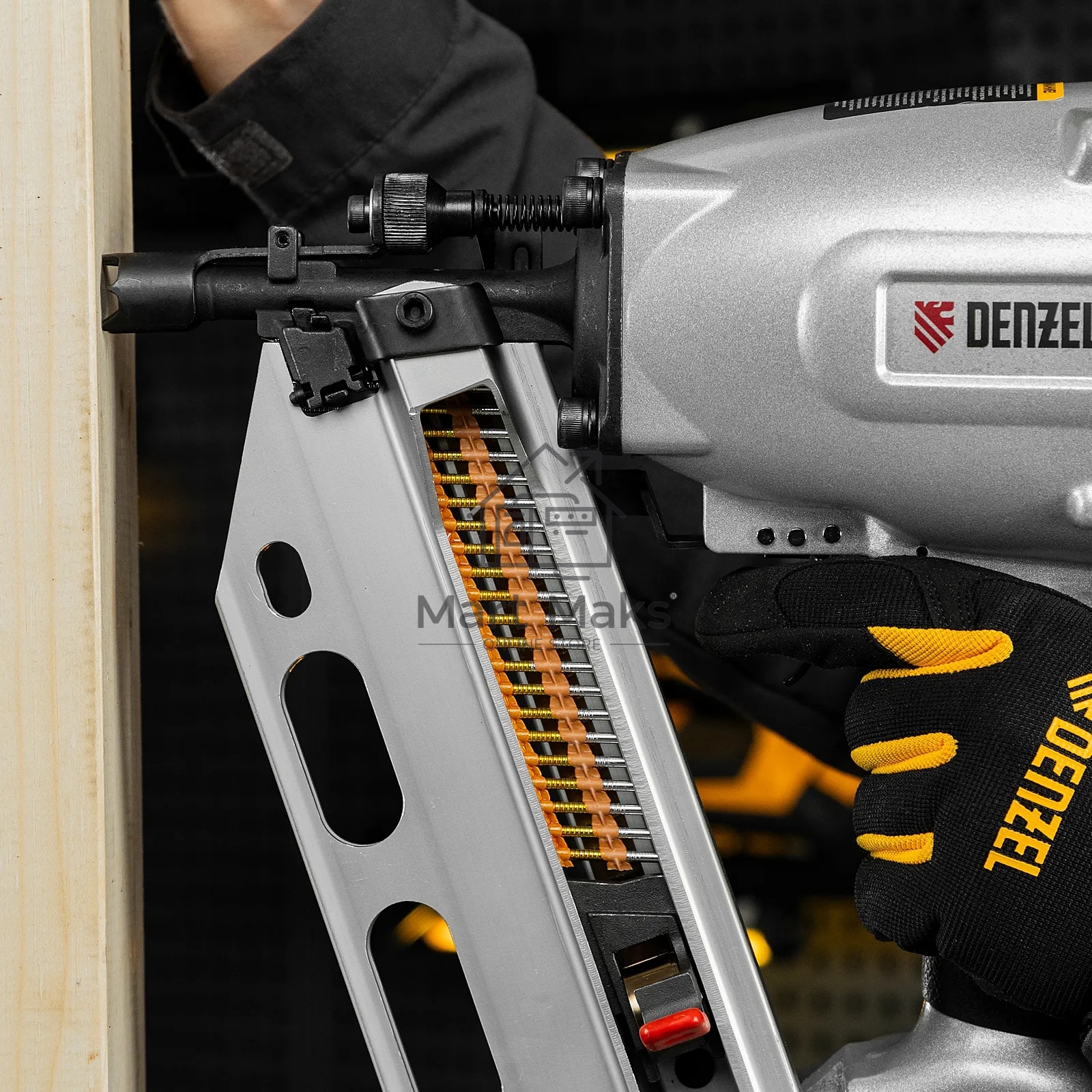 Гвозди Denzel для пнев. нейлера (оцинк.), длина - 75 мм, диам. - 3,05 мм, 2000 шт.