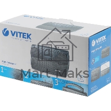 Радиоприемник Vitek VT-3591 (GY) LED индикатор Телескопическая антенна Тип батареек	UM-1