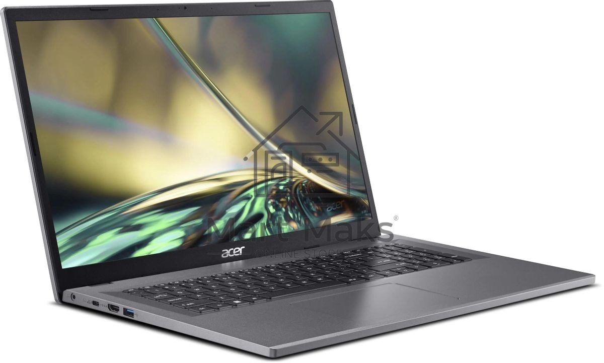 Ноутбук Acer Aspire 3 A317-55P-C3XL серебристый N100 8Gb SSD 512Gb Intel UHD Graphics 17.3