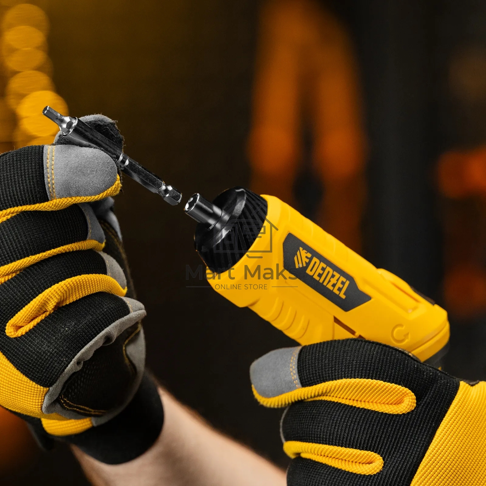 Отвертка аккумуляторная Denzel CSH-3.6, 54 биты, Li-Ion, 3,6 В