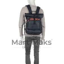 Рюкзак мужской Piquadro Corner 2.0 CA6291C2OW/BLU роллтоп синий ткань