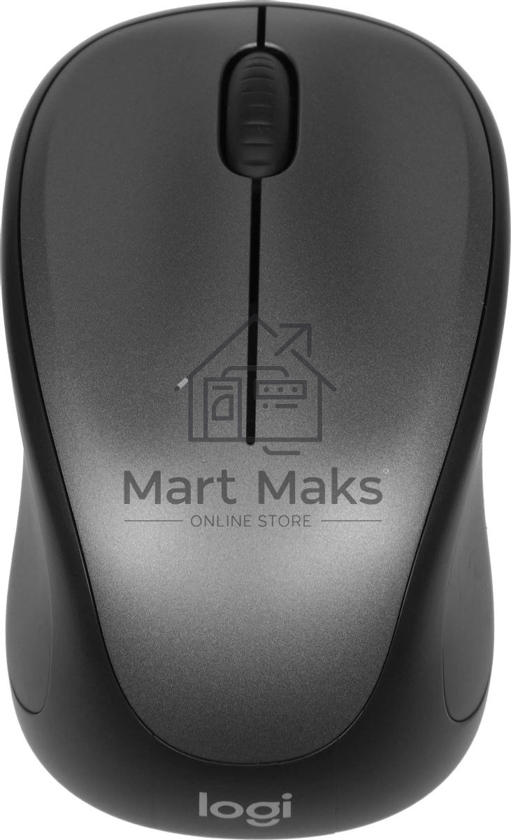 Мышь беспроводная Logitech M235 серый/черный, 1000 dpi, радиоканал, USB, кнопки - 3