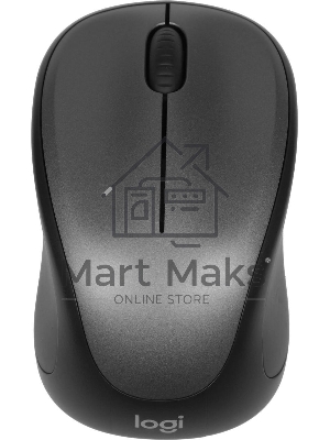 Мышь беспроводная Logitech M235 серый/черный, 1000 dpi, радиоканал, USB, кнопки - 3