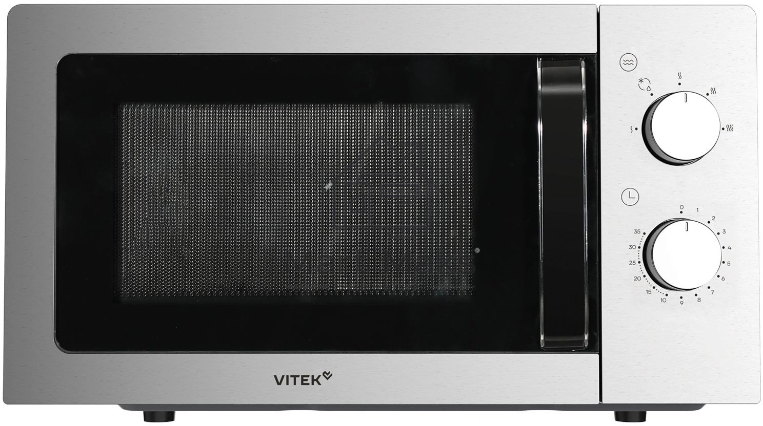 Микроволновая печь Vitek VT-MW1420 черный, 20 л, 700 Вт, переключатели — поворотный механизм