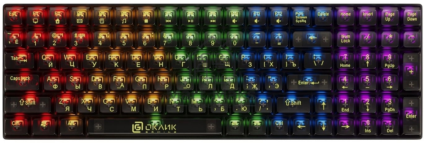 Клавиатура Oklick 915GK (1790371) проводная, USB, черный