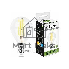 Лампа светодиодная Feron LB-61 (25579) 5 вт Е14 белый шар FILAMENT