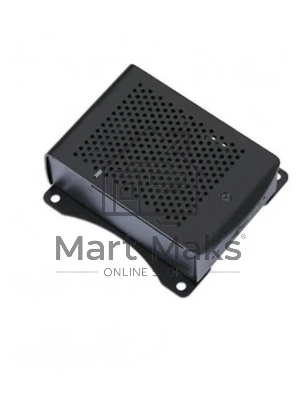 Корпус перфорированный Qumo с доп.креплением, Aluminum Case, Raspberry Pi 4B, черный(RS035)