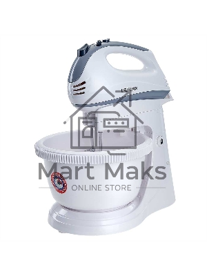 Миксер DELTA LUX DE-7901C белый с серым