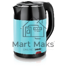 Чайник электрический BBK EK1709P черный/бирюзовый