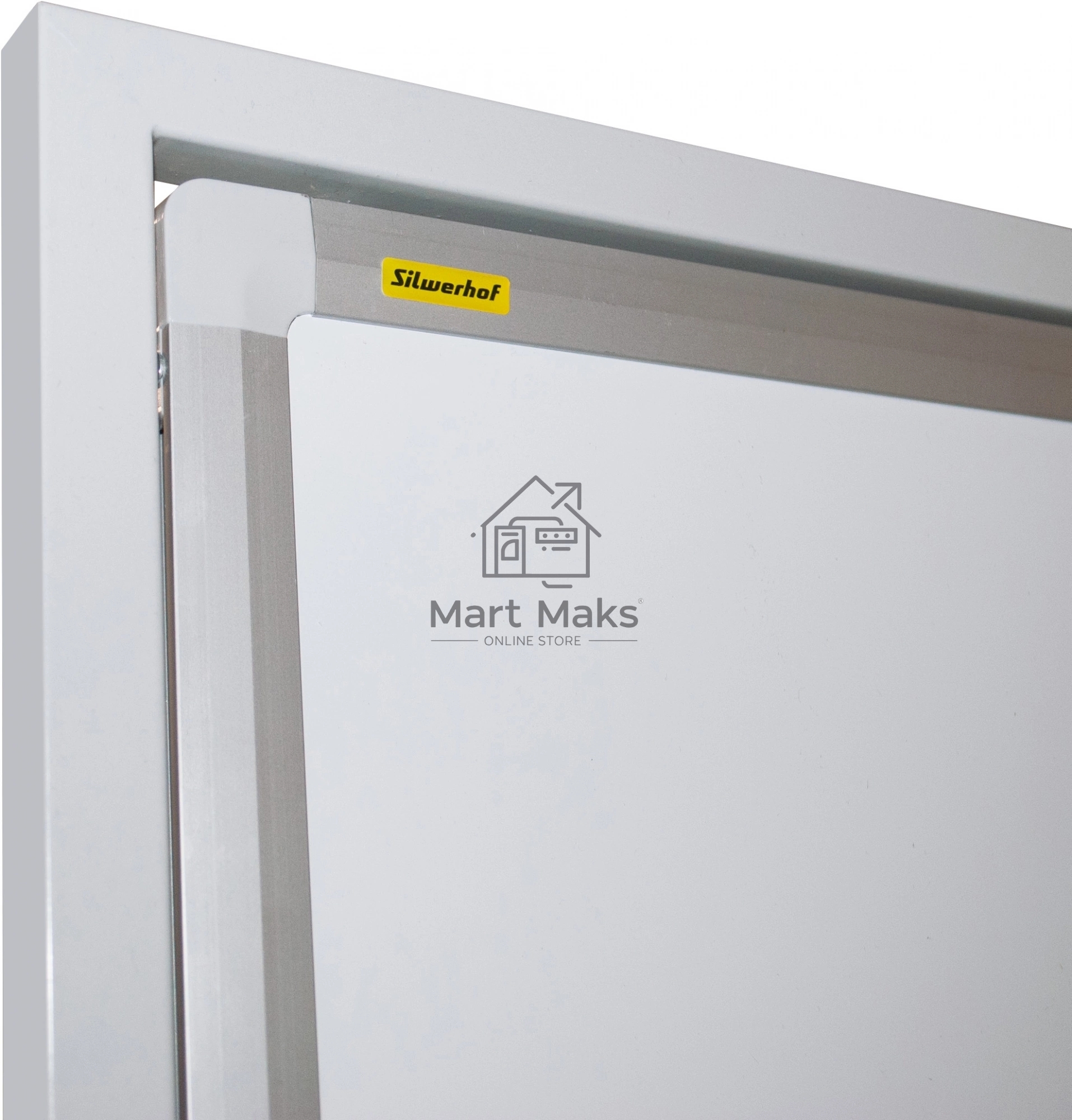 Флипчарт Silwerhof DAILY, лак, 70x100см на роликах белый вращающаяся