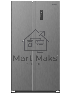 Холодильник ARDO RMA791581EX2 серый двухкамерный 365/217л морозилка слева, No Frost, Side by Side
