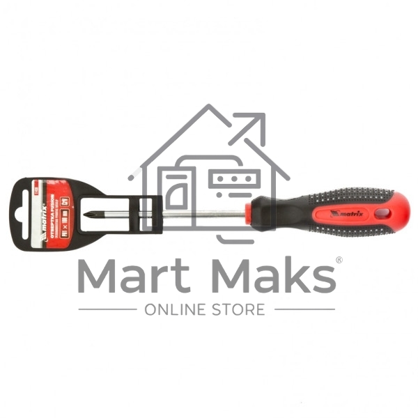 Отвертка Matrix Fusion 11438 PH1 х 100 мм, CrV, 3-х компонентная рукоятка 