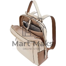 Рюкзак женский Piquadro Circle CA5566W92/BECU бежевый/кофейный кожа